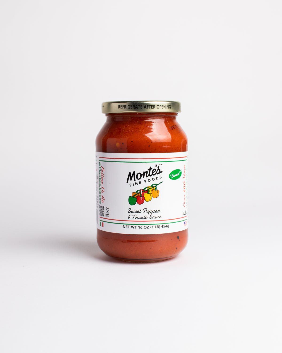 Monte’s Sweet Pepper & Tomato Sauce