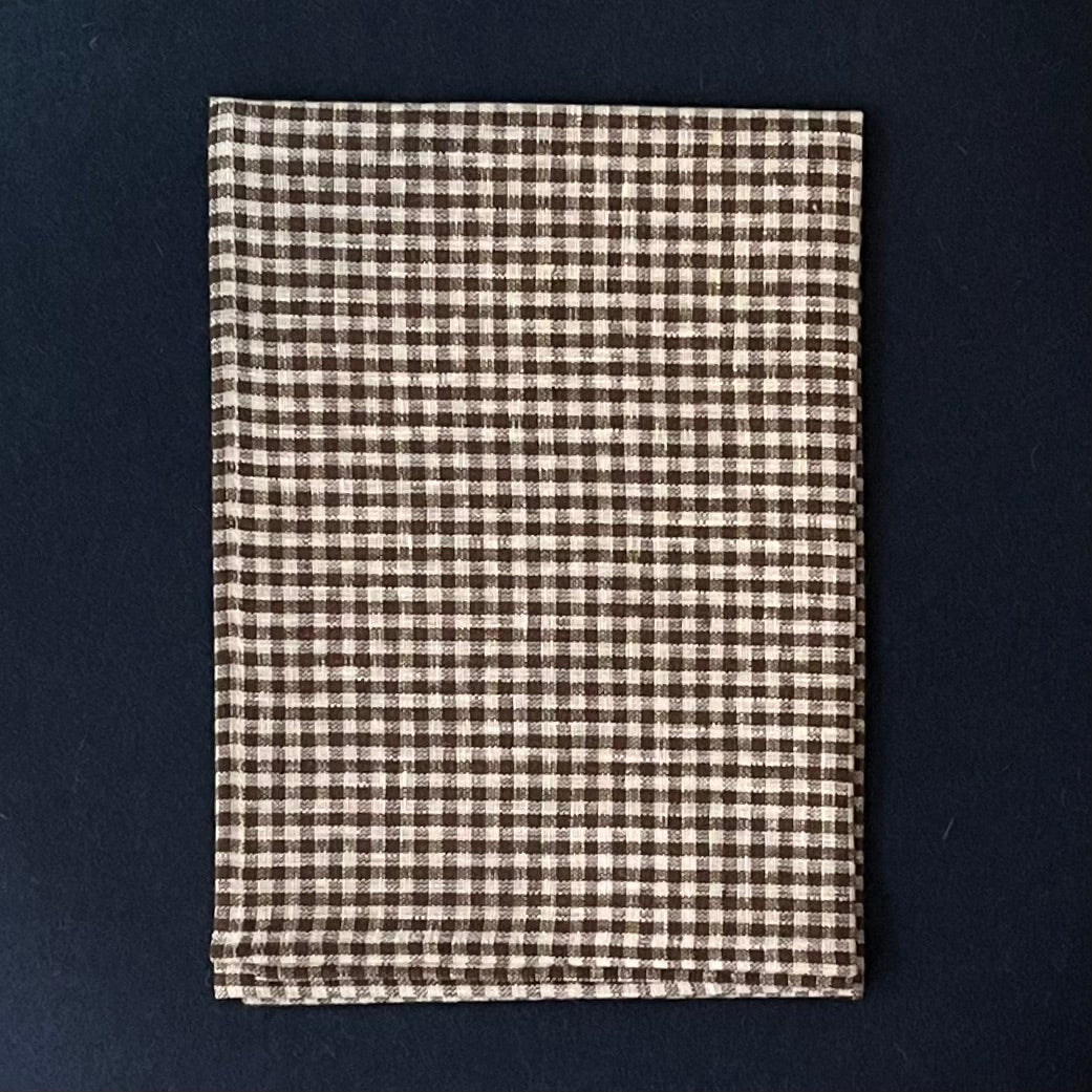 Brown Gingham Joshu Kitchen Cloth