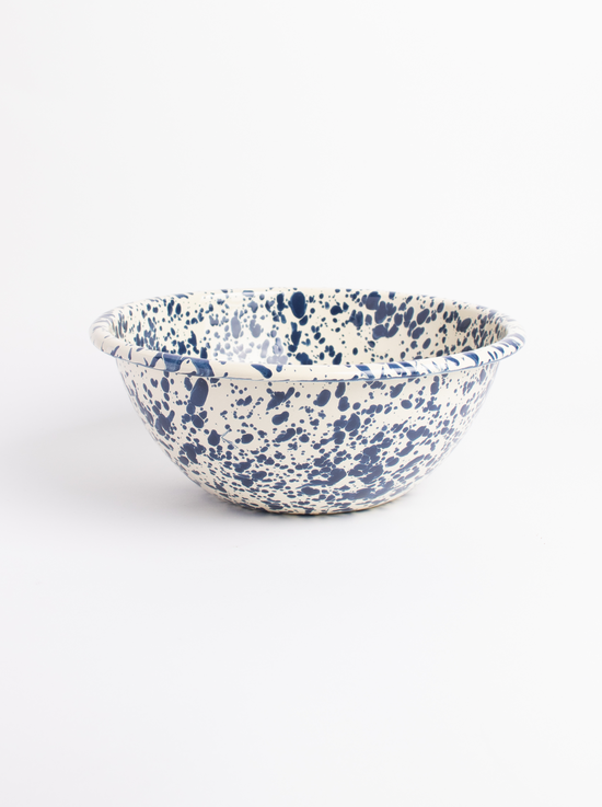 Enamel Splatter Small Serving Bowl