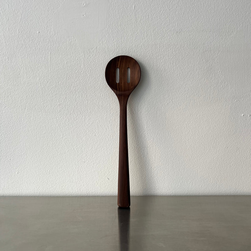 12” Walnut Slotted Spoon