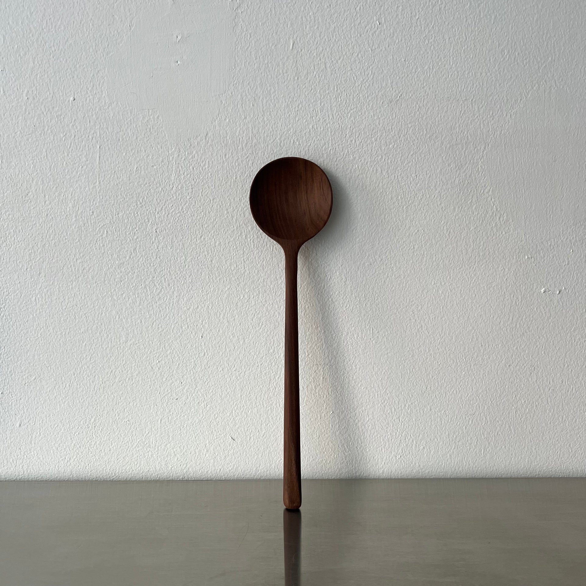 12” Walnut Round Spoon