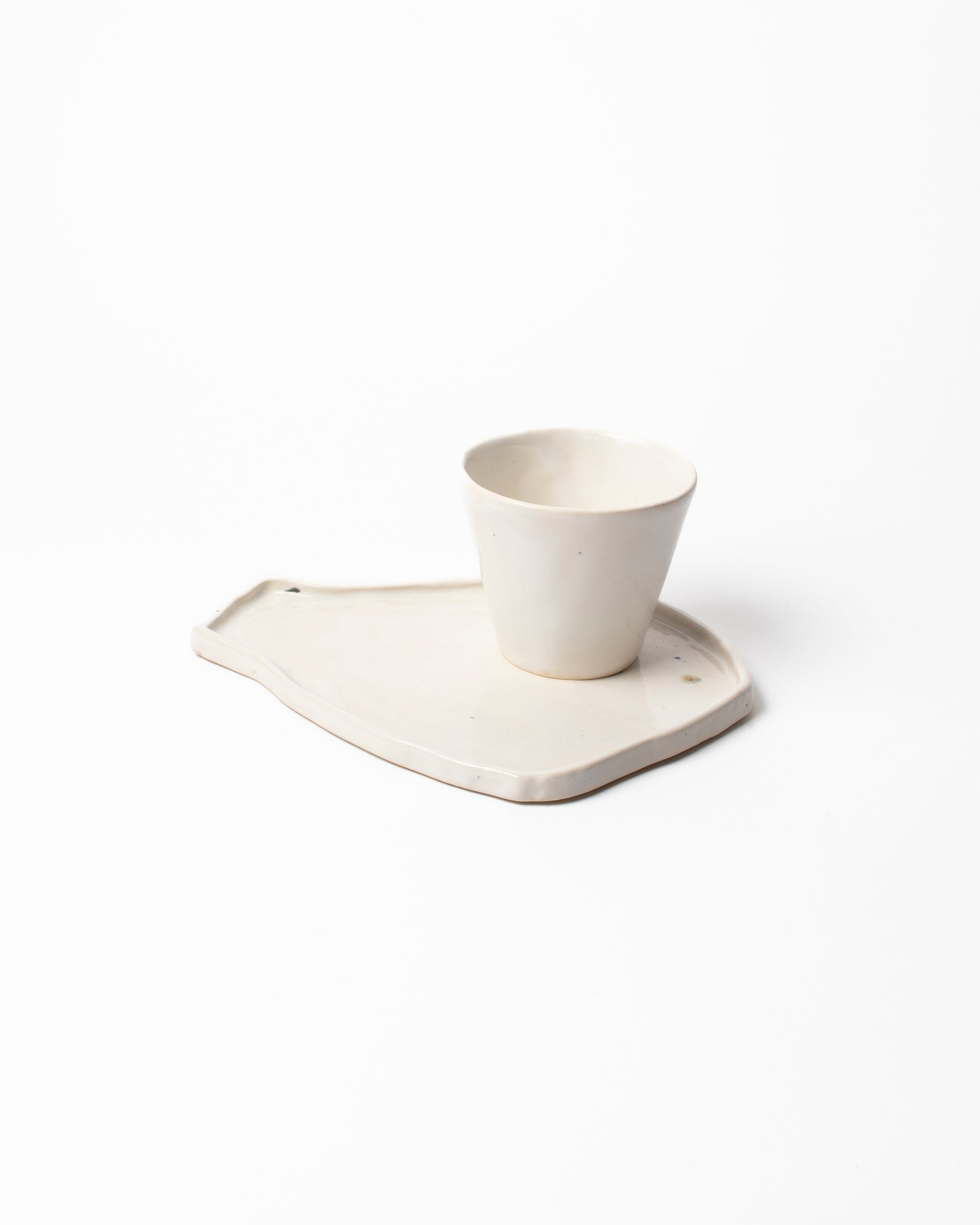 Tea Cup + Saucer | White