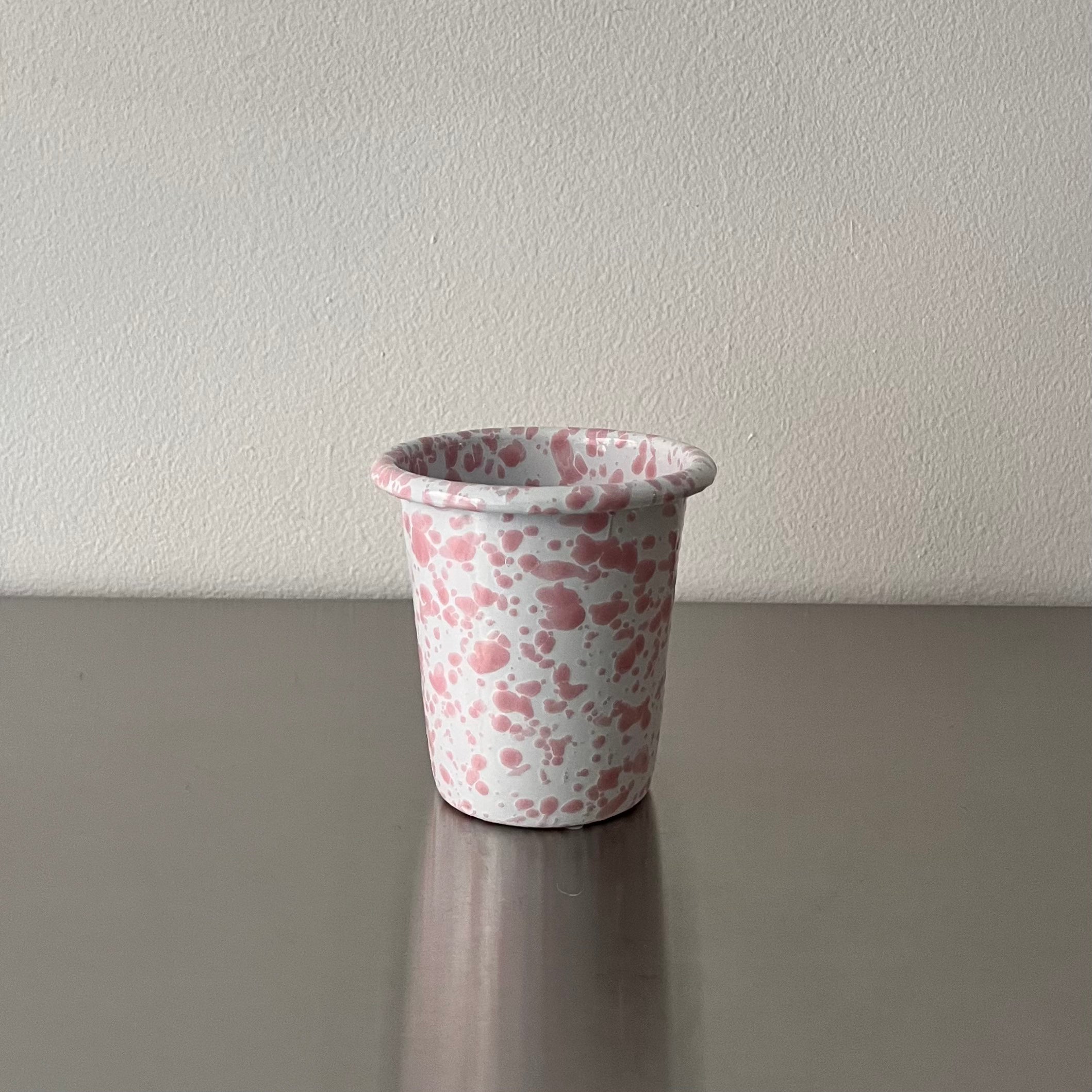 Enamel Splatter Short Tumbler