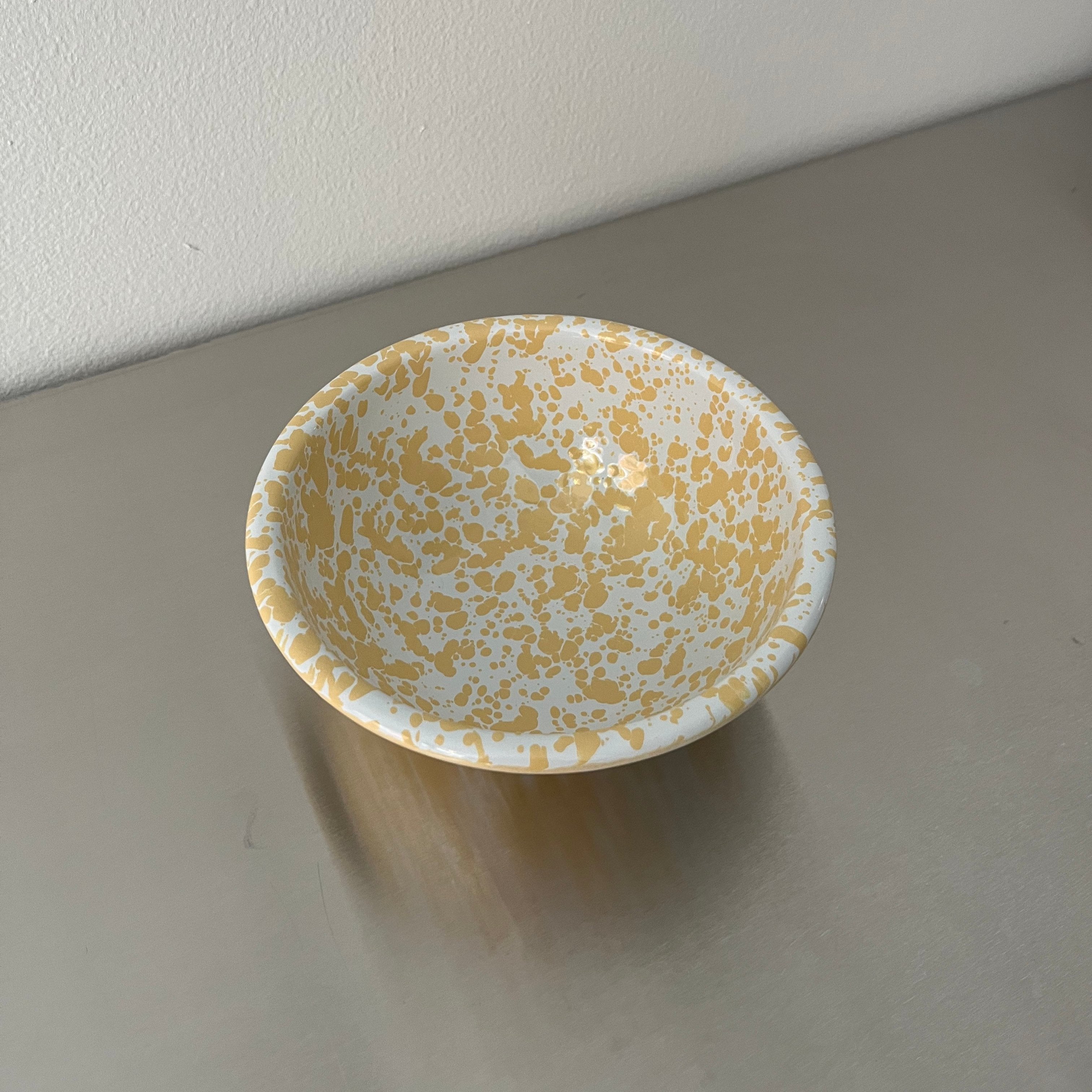 Enamel Splatter Cereal Bowl - Thumbnail 4