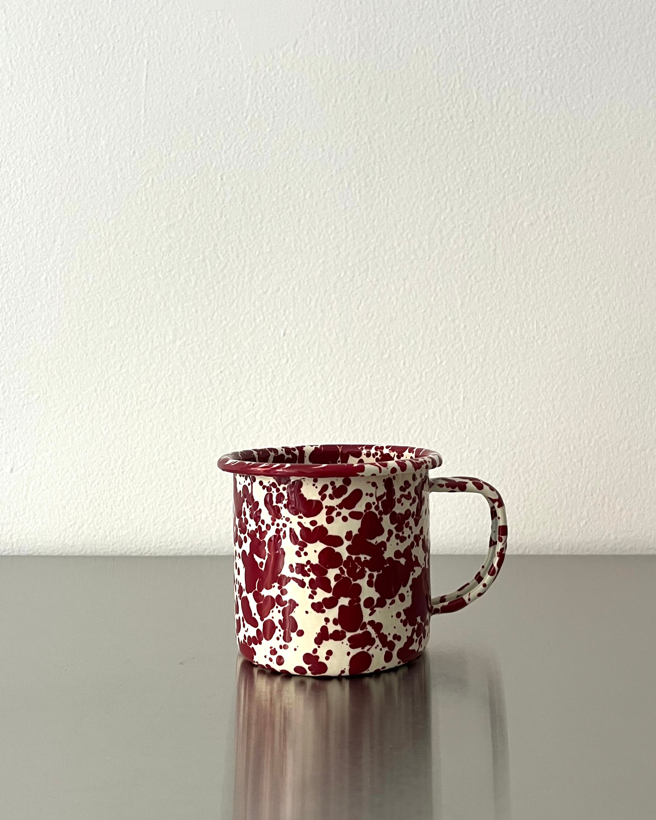 Enamel Splatter Mug