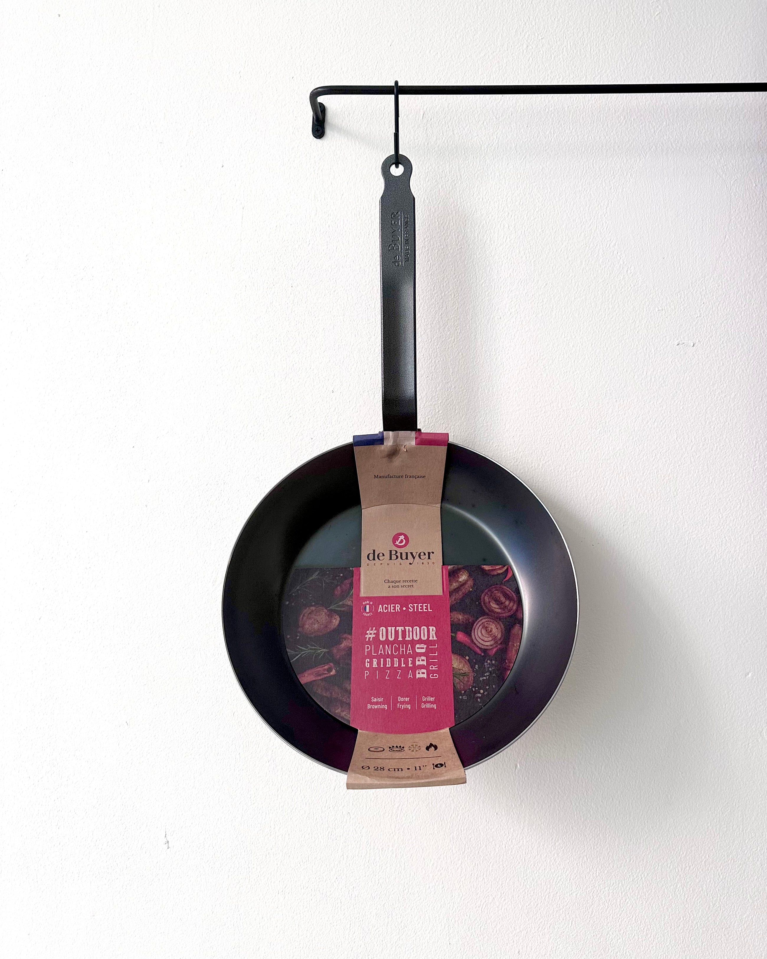 Blue Carbon Steel Frying Pan