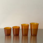 Cast Amber Glasses