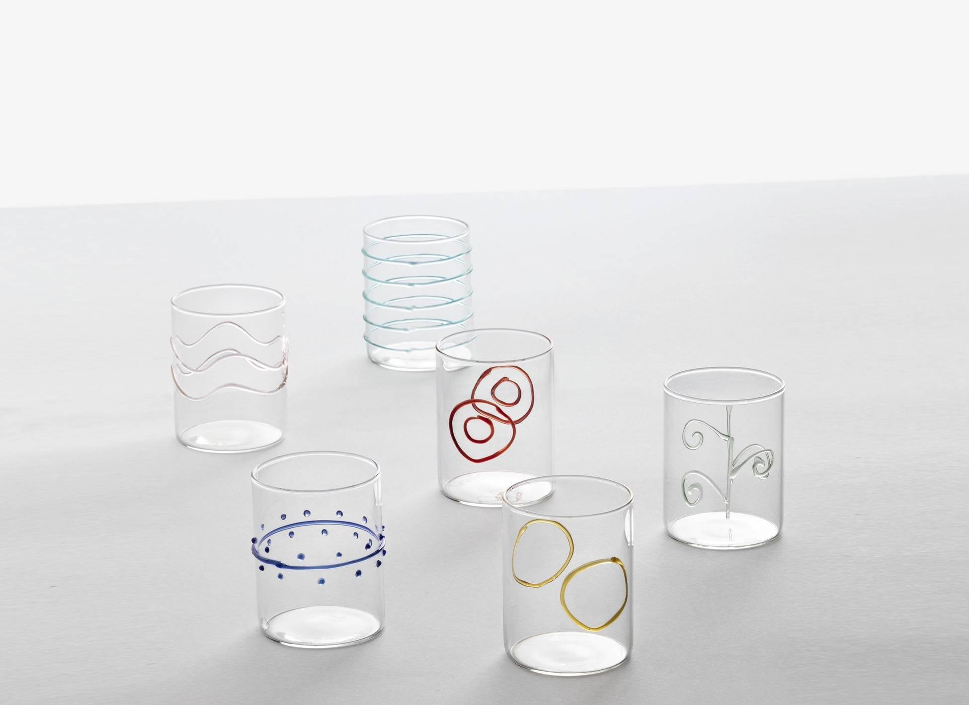 DECO ARLECCHINO GLASSES | SET OF 6