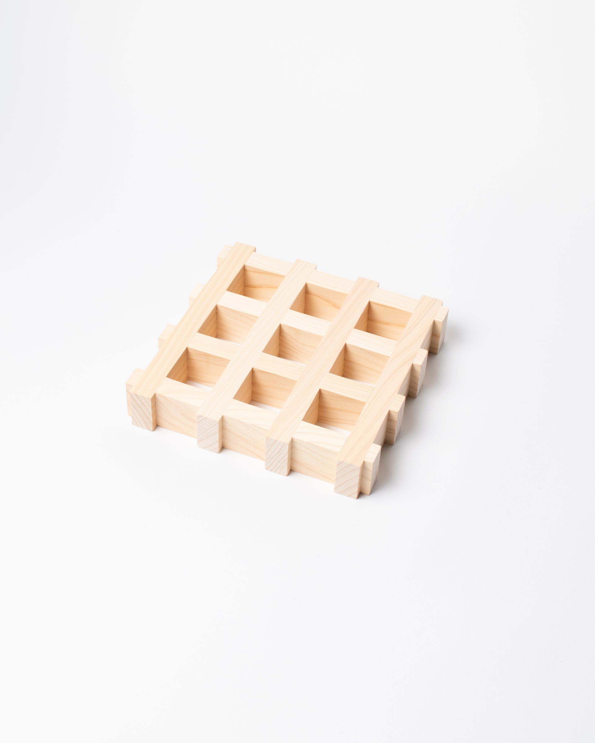 Hinoki Grid Trivet