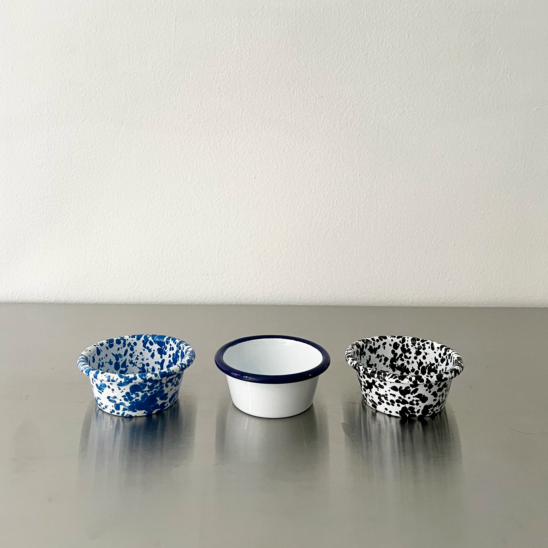 Enamel Splatter Ramekin