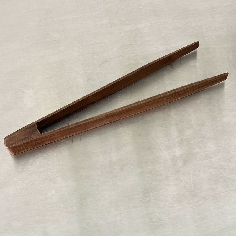 Walnut Tongs