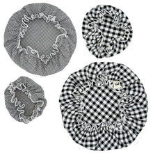 Blackberry Gingham Bowl Covers